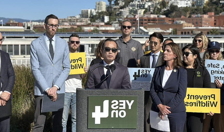 John Tang at Yes on 4 news conference in SF